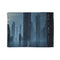 Data Towers Rising from Dark Sea Plush Fleece Throw Blanket