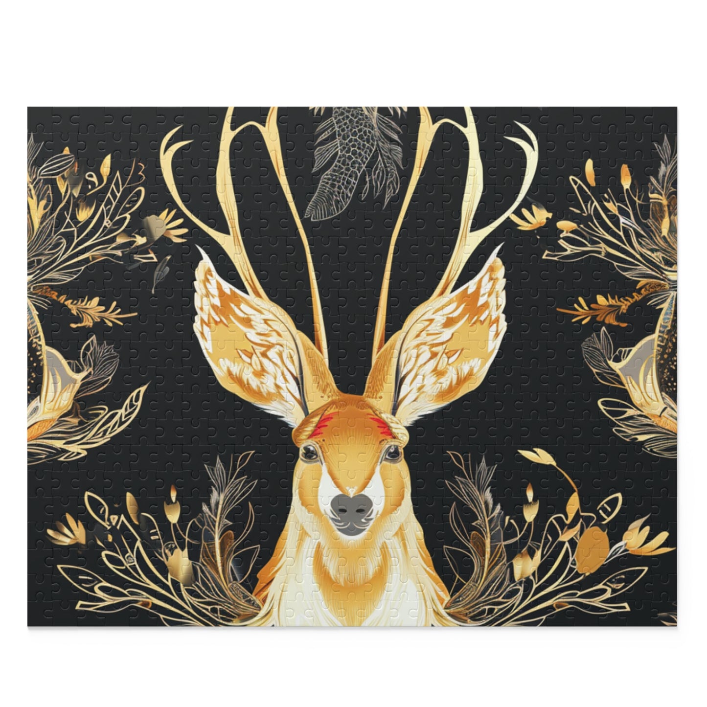 Mythical Jackalope Pattern Puzzle | Puzzle | Back-to-School, Fall Picks, Games, Holiday Picks, Home & Living, Puzzles, TikTok, Valentine's Day, Valentine's Day Picks | Prints with Passion