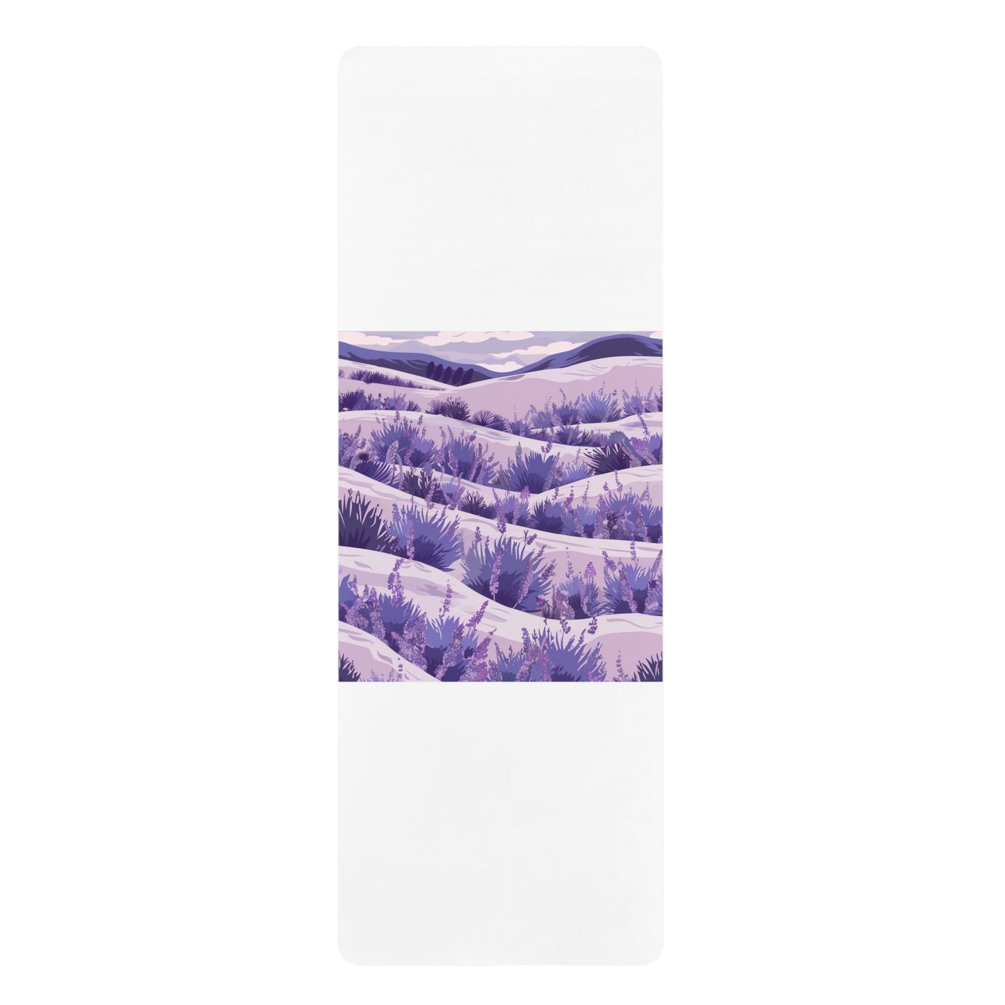 Lavender Fields Yoga Mat: Relax and Unwind | Home Decor | Home & Living, Mother's Day, Rugs & Mats, Sports, Spring Essentials, Sublimation, Summer Picks, TikTok | Prints with Passion