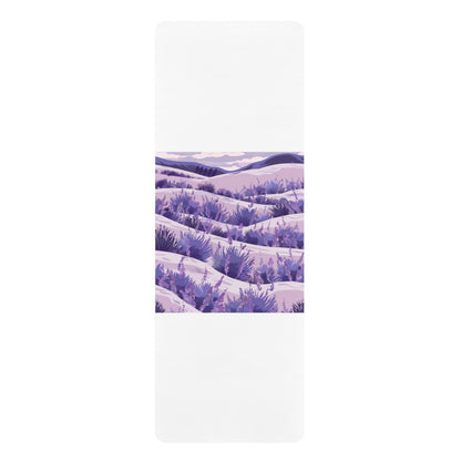 Lavender Fields Yoga Mat: Relax and Unwind | Home Decor | Home & Living, Mother's Day, Rugs & Mats, Sports, Spring Essentials, Sublimation, Summer Picks, TikTok | Prints with Passion