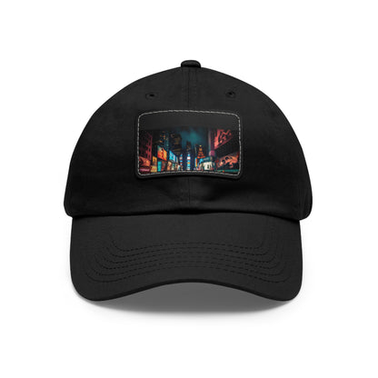 Times Square Nights Embroidered Baseball Cap