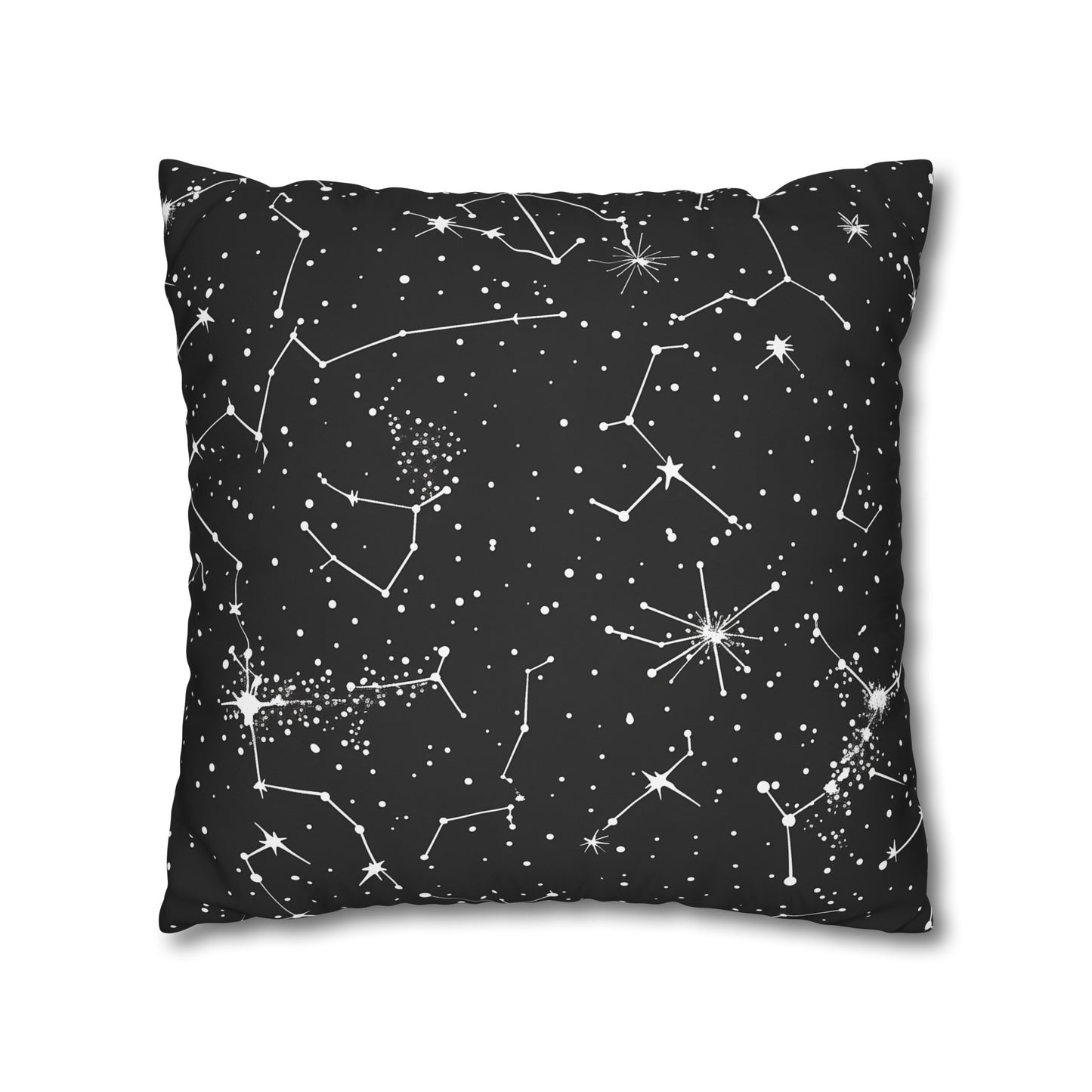 "Transform your bed with our Starry Night Pillow Case, featuring a constellation stars pattern for a touch of magic in your bedroom."