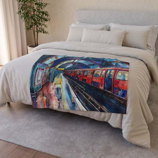 this blanket is sure to delight. Wrap yourself up in the history and culture of London with this unique and cozy blanket.