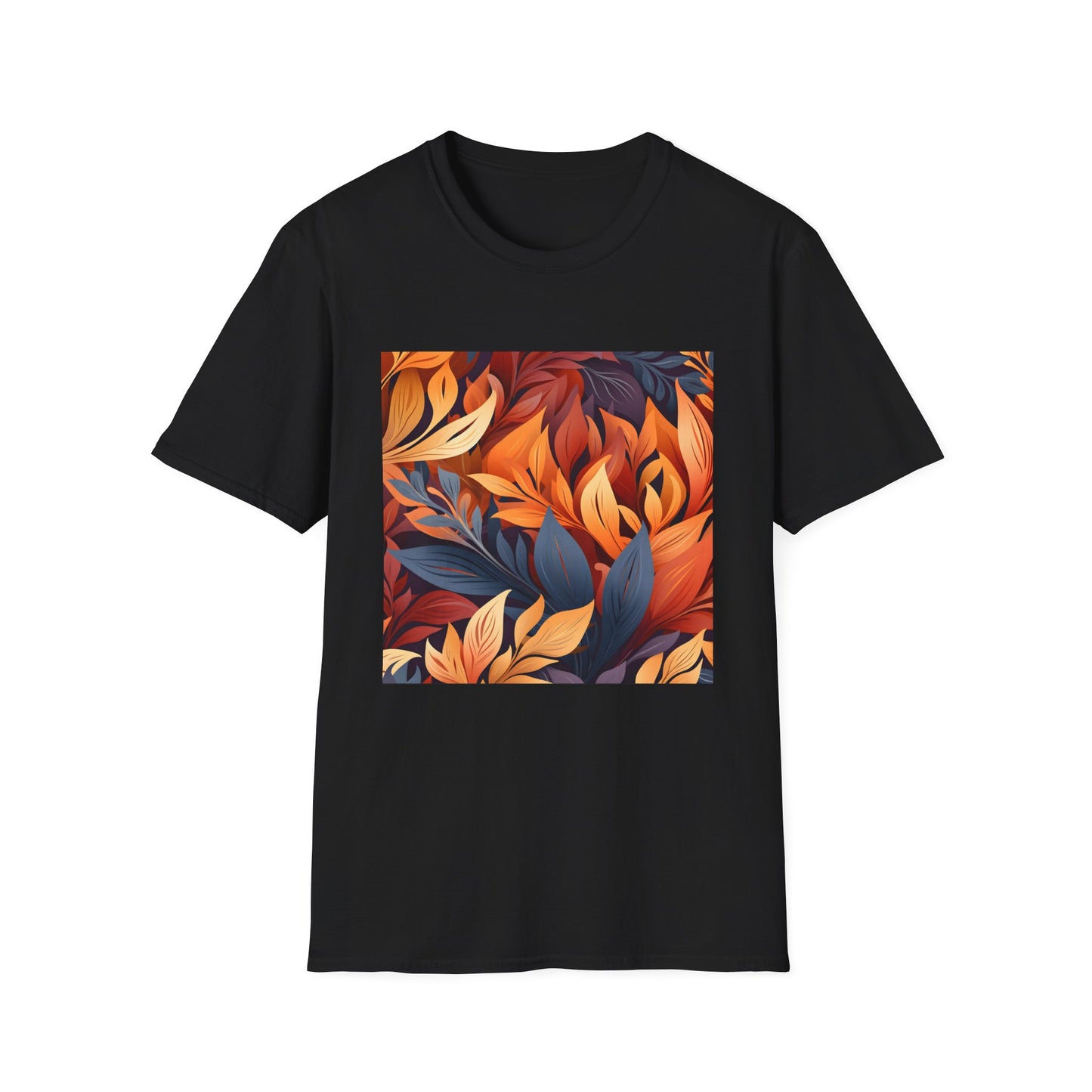 Autumn Tapestry Woven in Nature's Hues | T-Shirt | Cotton, Crew neck, DTG, Men's Clothing, Neck Labels, Regular fit, T-shirts, Women's Clothing | Prints with Passion