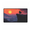 Lone Knight on a Cliff at Dawn Gaming XXL Extended Desk Mat