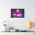 Pyramid Glowing with Magnetic Field — Canvas Wall Art — Product Detail View 7