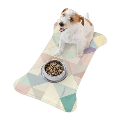 Chic Geometric Pet Feeding Mat