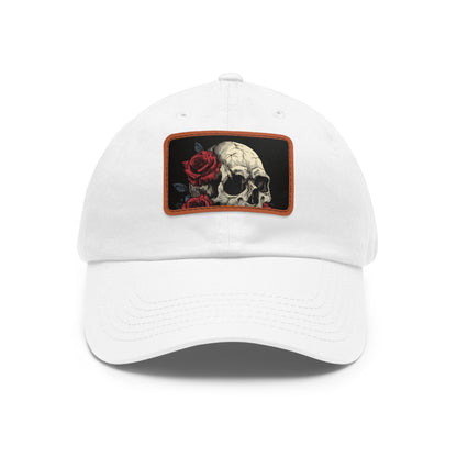 Midnight Bloom Gothic Skull Cap