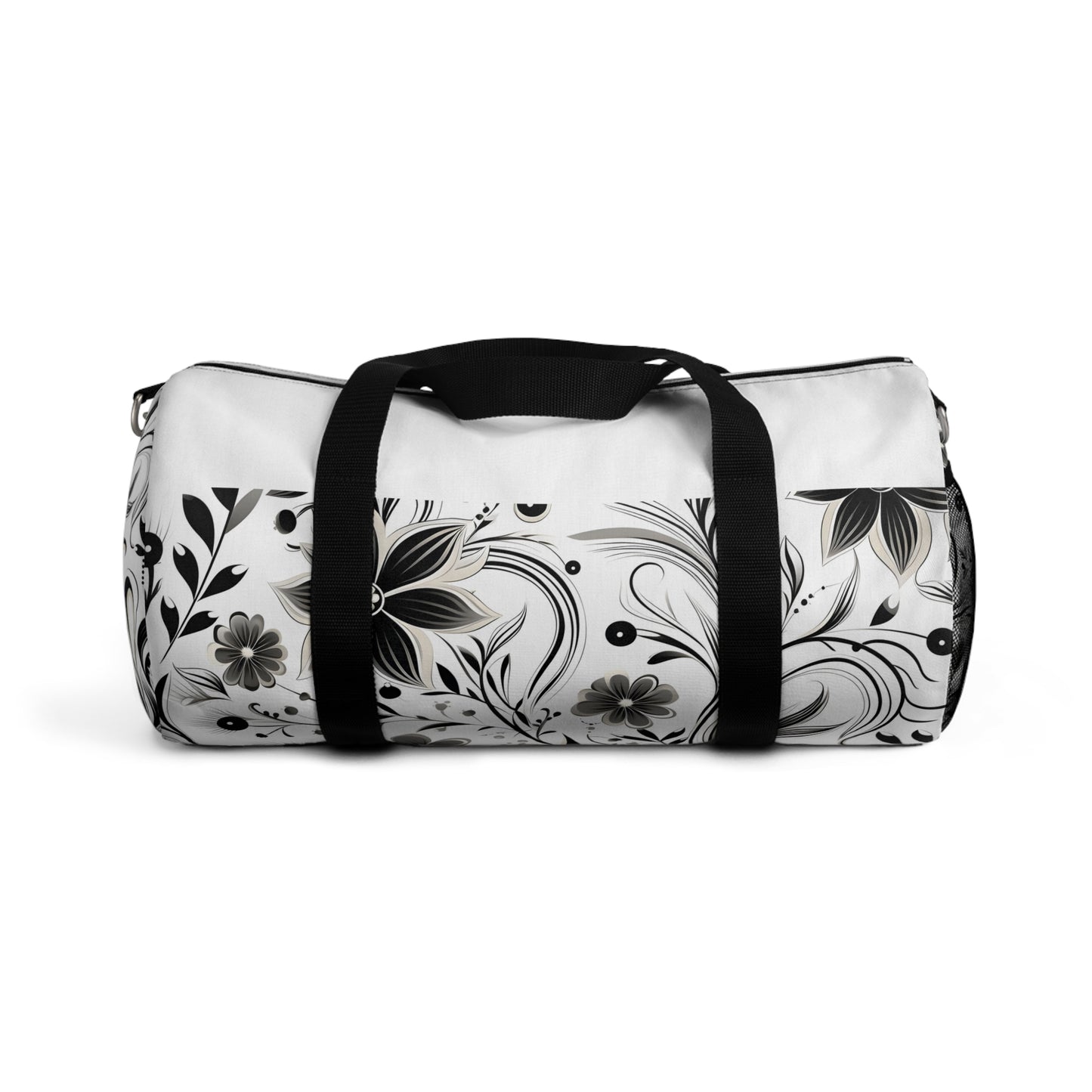 Black & White Curved Duffel