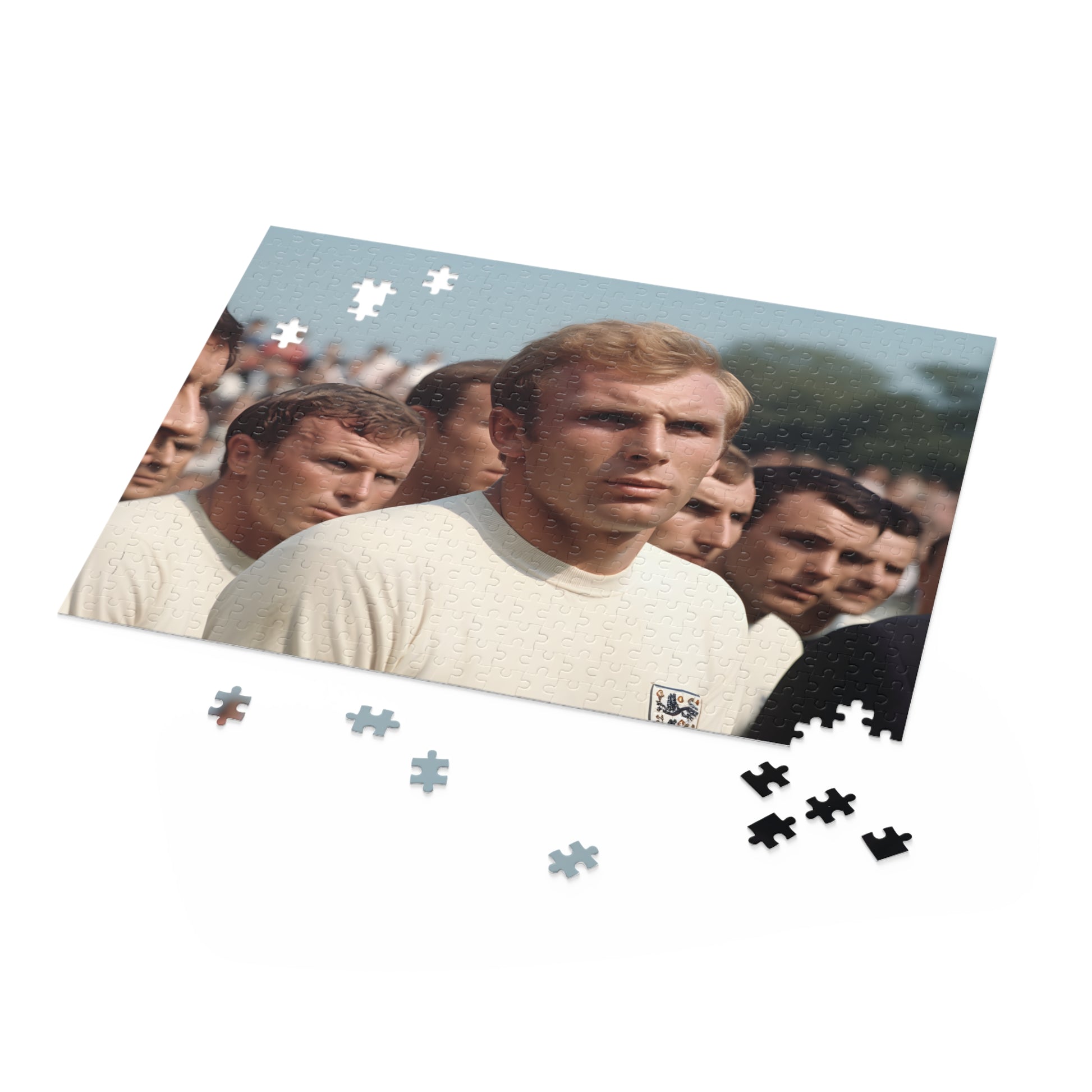 "Vintage Bobby Moore World Cup puzzle celebrating England's 1966 victory"