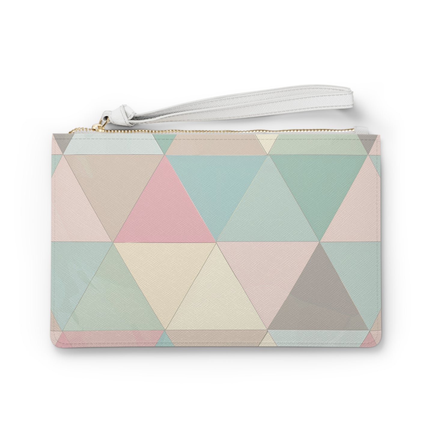 Geometric Pastel Clutch Bag | Clutch Bags | Accessories, All Over Print, AOP, Assembled in the USA, Assembled in USA, Bags, Made in the USA, Made in USA, Vegan | Prints with Passion