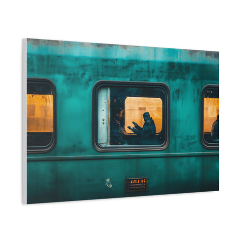 Mystical Train with Portals to Parallel Worlds — Canvas Wall Art — Product Detail View 6