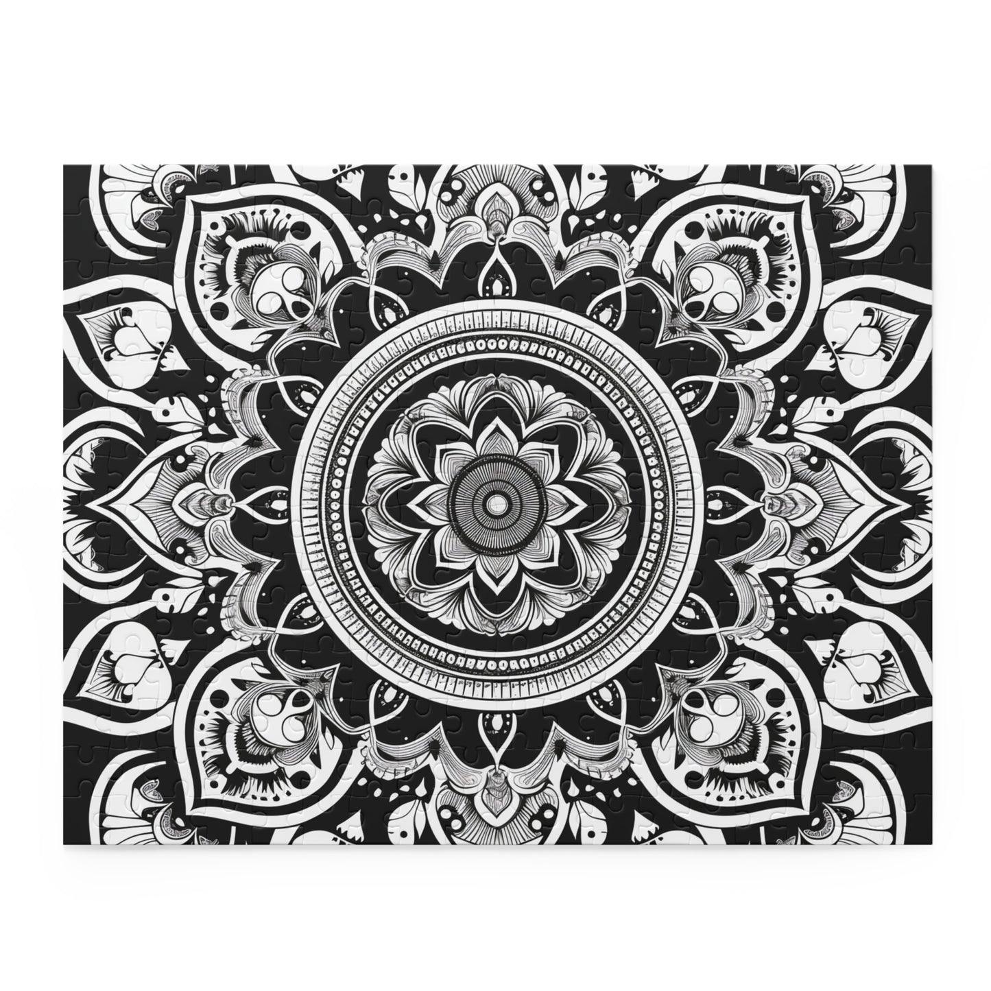 "Zen Mandala Jigsaw Puzzle - Relax and focus with intricate patterns"