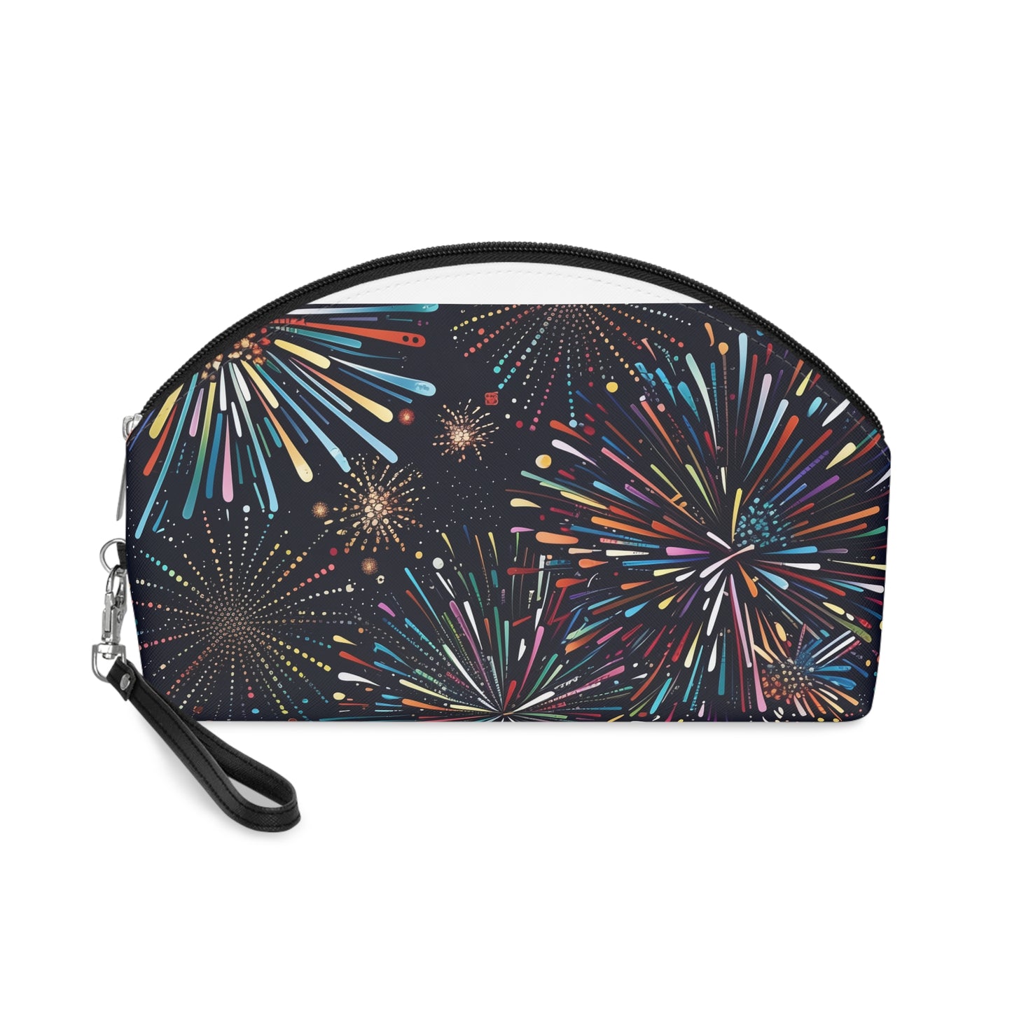 Sparkling Fireworks Glam Bag | Makeup Bag | Accessories, All Over Print, AOP, Cosmetics, Pouches, Sublimation, Travel Accessories, With zipper | Prints with Passion