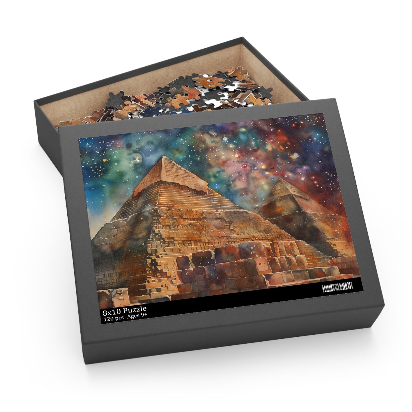 Egyptian Pyramids Watercolor Jigsaw Puzzle