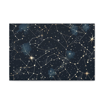 Starry Night Sky Canvas Print