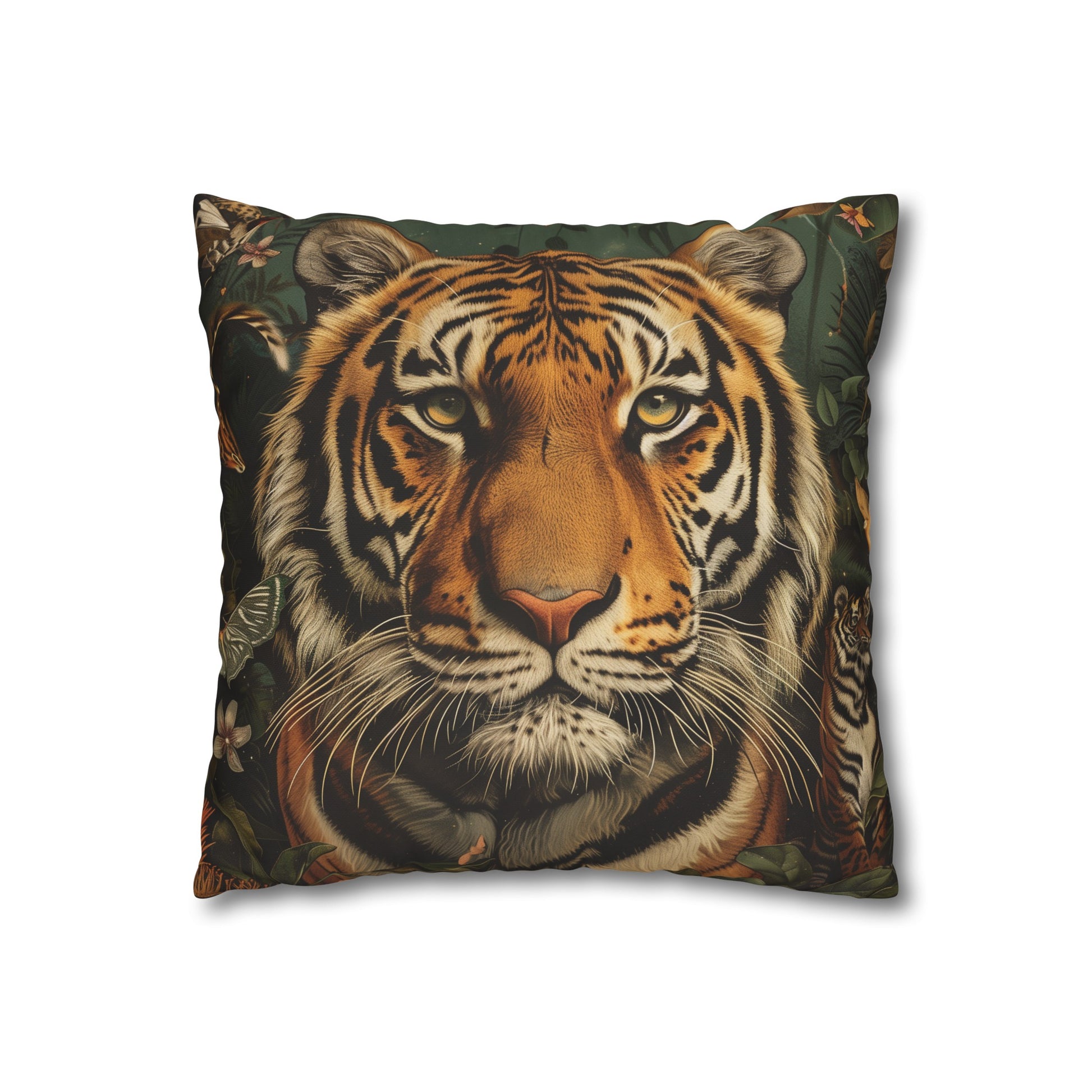 "Bold Tiger Stripes Pillowcase - High-Quality, Stylish Design for All Seasons - Perfect Gift"