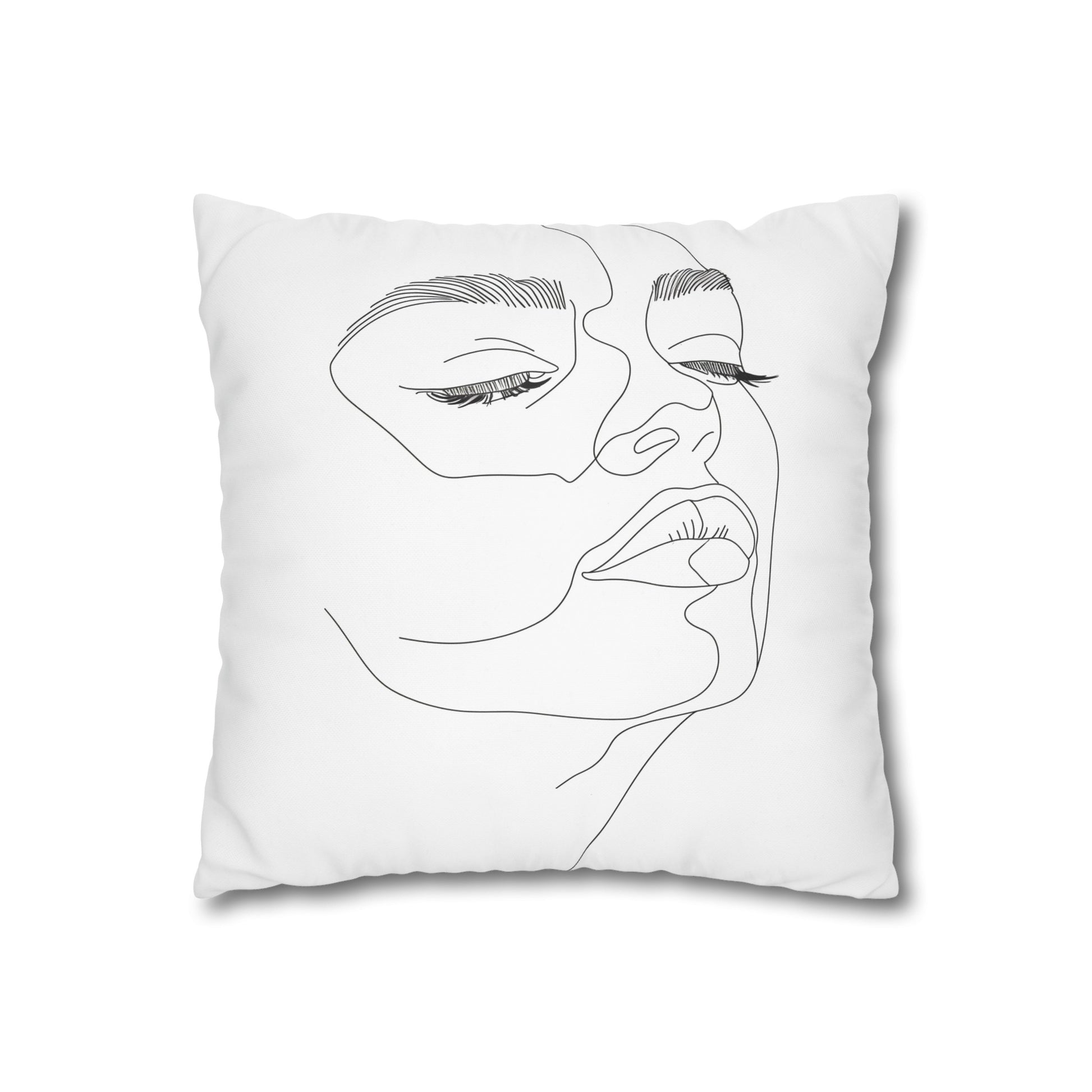 Abstract Face Pillowcase - Modern and Stylish Design for Bedroom Decor | High-Quality Material | Perfect Gift Idea