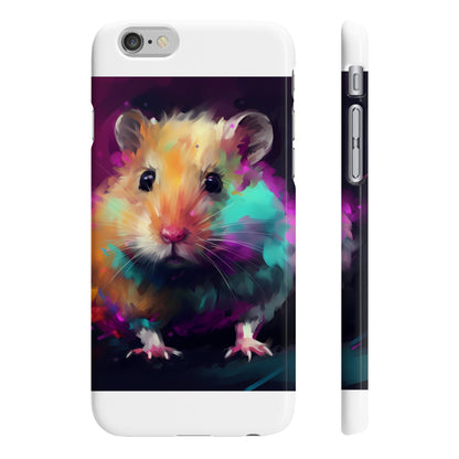 Neon Hamster:Pocket-Sized Cutie Phone Case