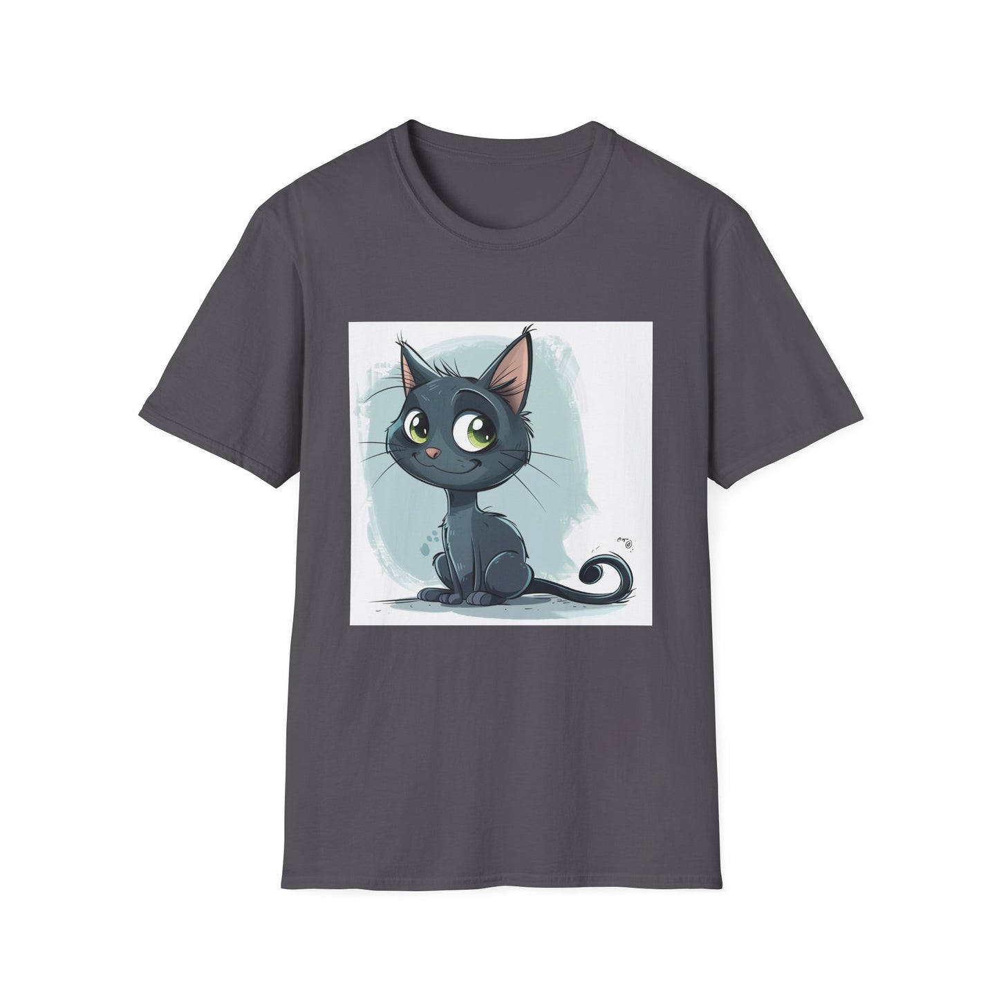 Meowgical Moments: Adorable Cartoon Cat T-Shirt