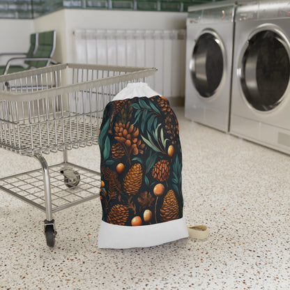 "Chic Pearl Watercolor Splash Laundry Bag for Stylish Laundry Routine"