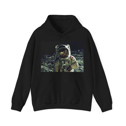 Lunar Dreamer: Man on the Moon Hoodie