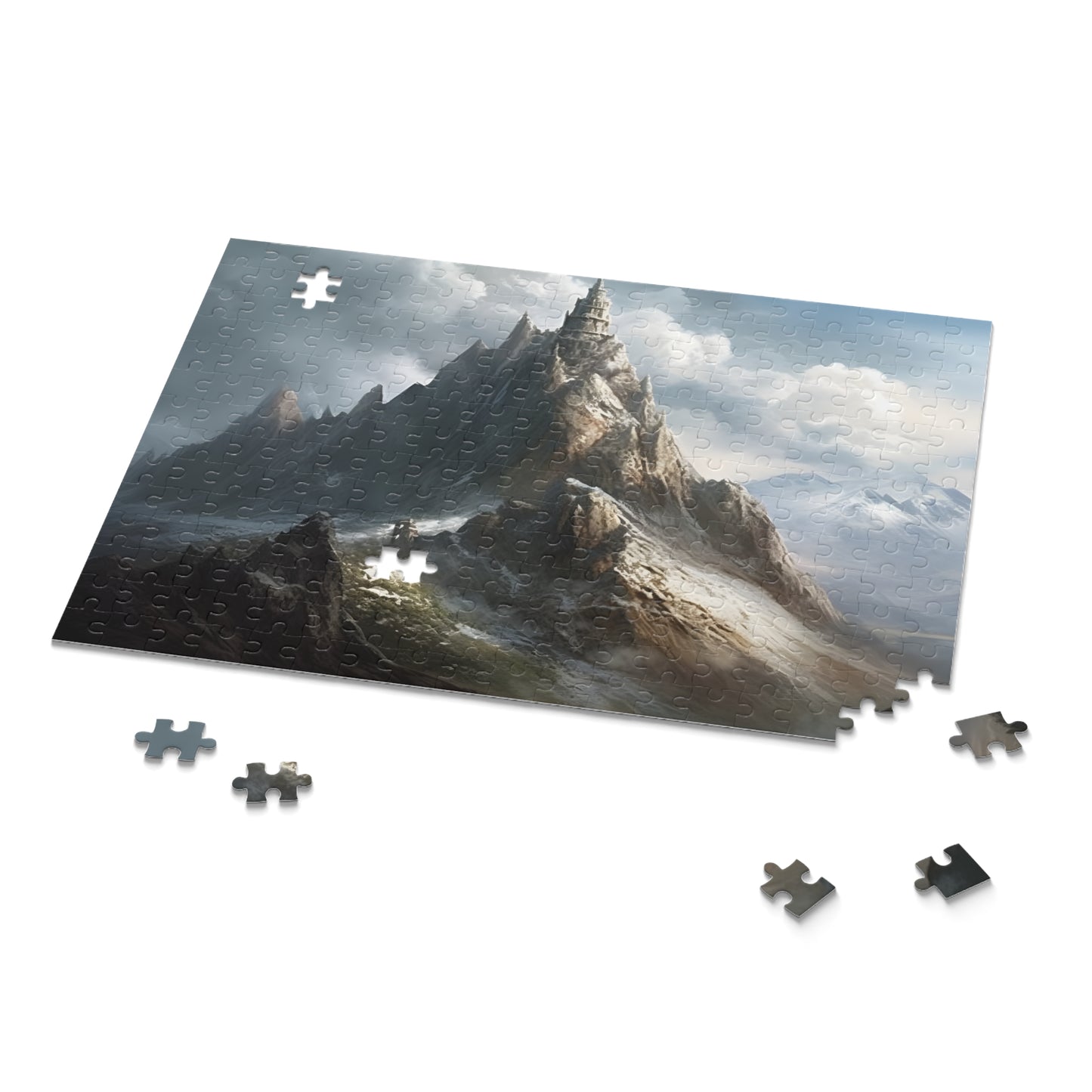 "Mount Olympus jigsaw puzzle with stunning nature scenery, perfect for puzzle enthusiasts"