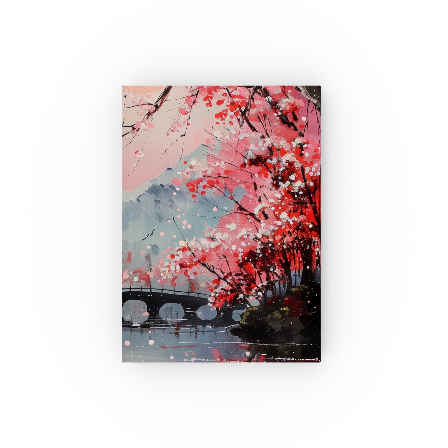 "Embrace fleeting beauty with Beneath the Blossoms: Sakura Journal - perfect for capturing thoughts and moments of reflection. High-quality, stylish design for all seasons. Makes a great gift!"