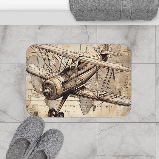 Jet-Set Journey Bath Mat | Bath Mats | Bath, Bathroom, Home & Living, Indoor, Sublimation | Prints with Passion