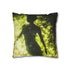 Invisible Spirit Casting Glowing Shadow — 40×40 Cushion Cover — Double-Sided Back & Concealed Zip Detail