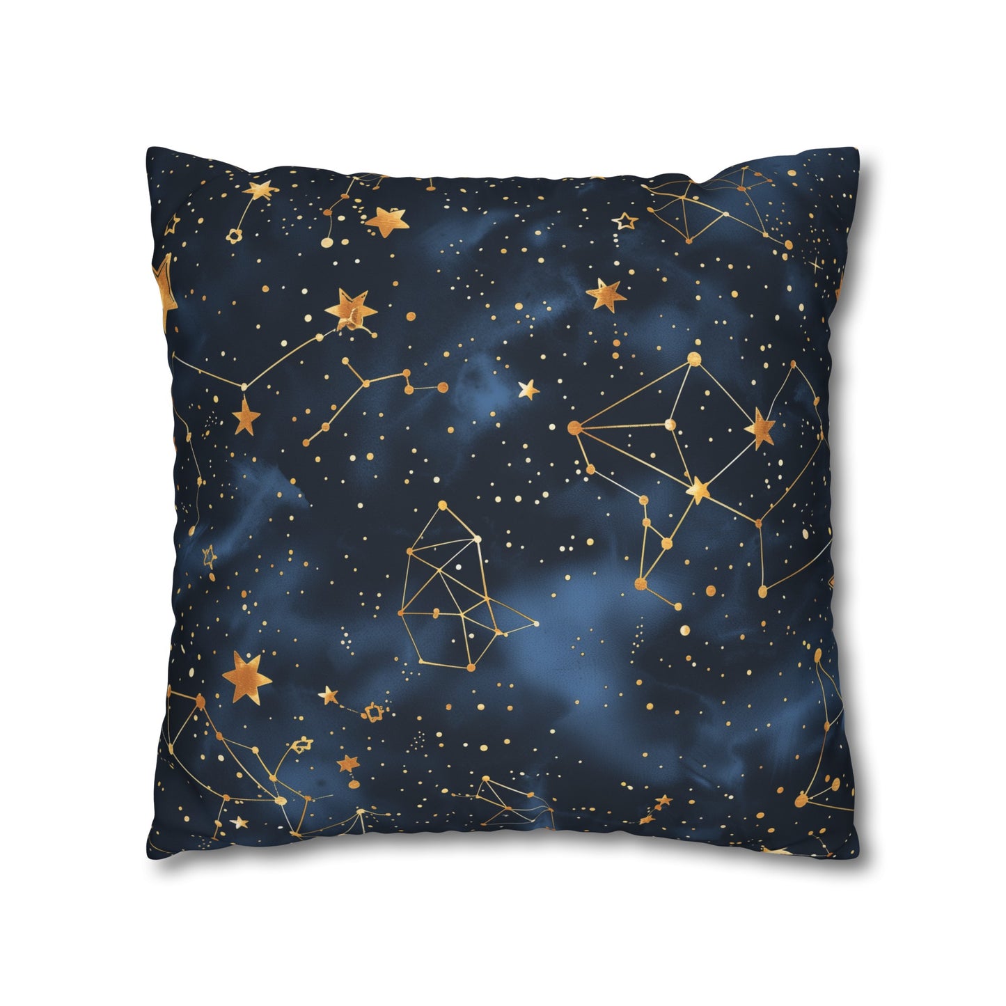 "Transform your bed into a celestial oasis with our Starry Night Pillowcase, featuring a seamless pattern of constellations for a dreamy night's sleep."