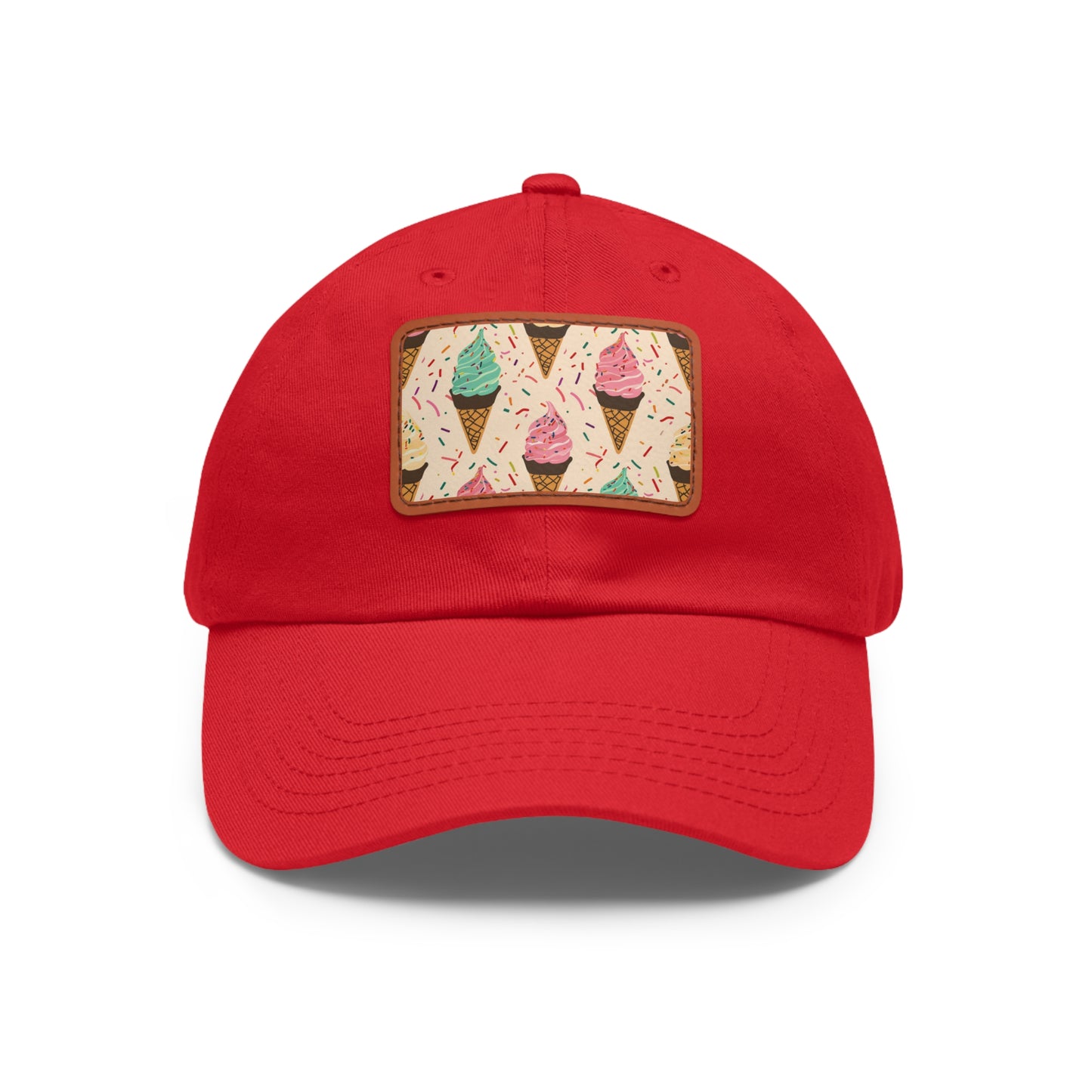 Sweet Treats Cap: Seamless Cone with Sprinkles Design