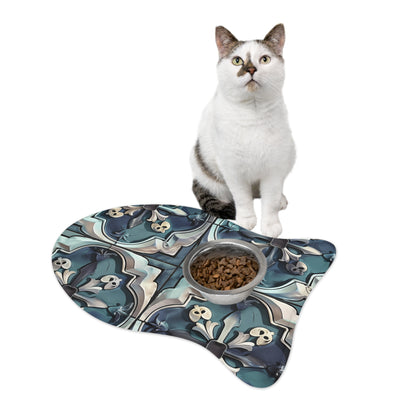 Chic Artisan Tile Pet Feeding Mat