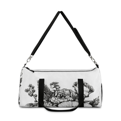 Floral Sketch Duffel Bag