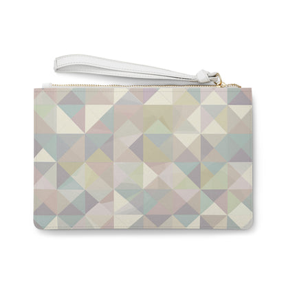 Pastel Geo Clutch Bag