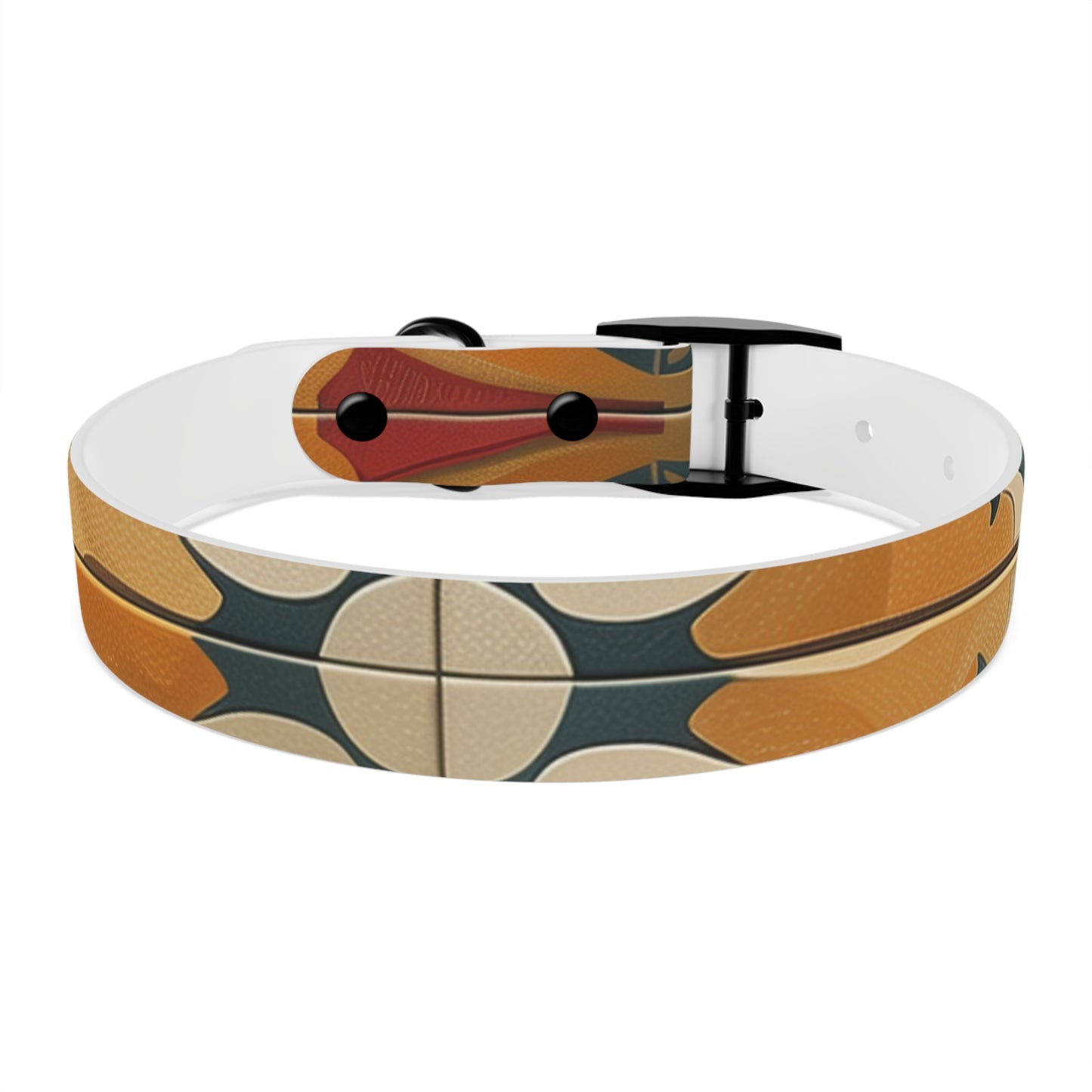 Tile Print Dog Collar: Handcrafted Chic Design