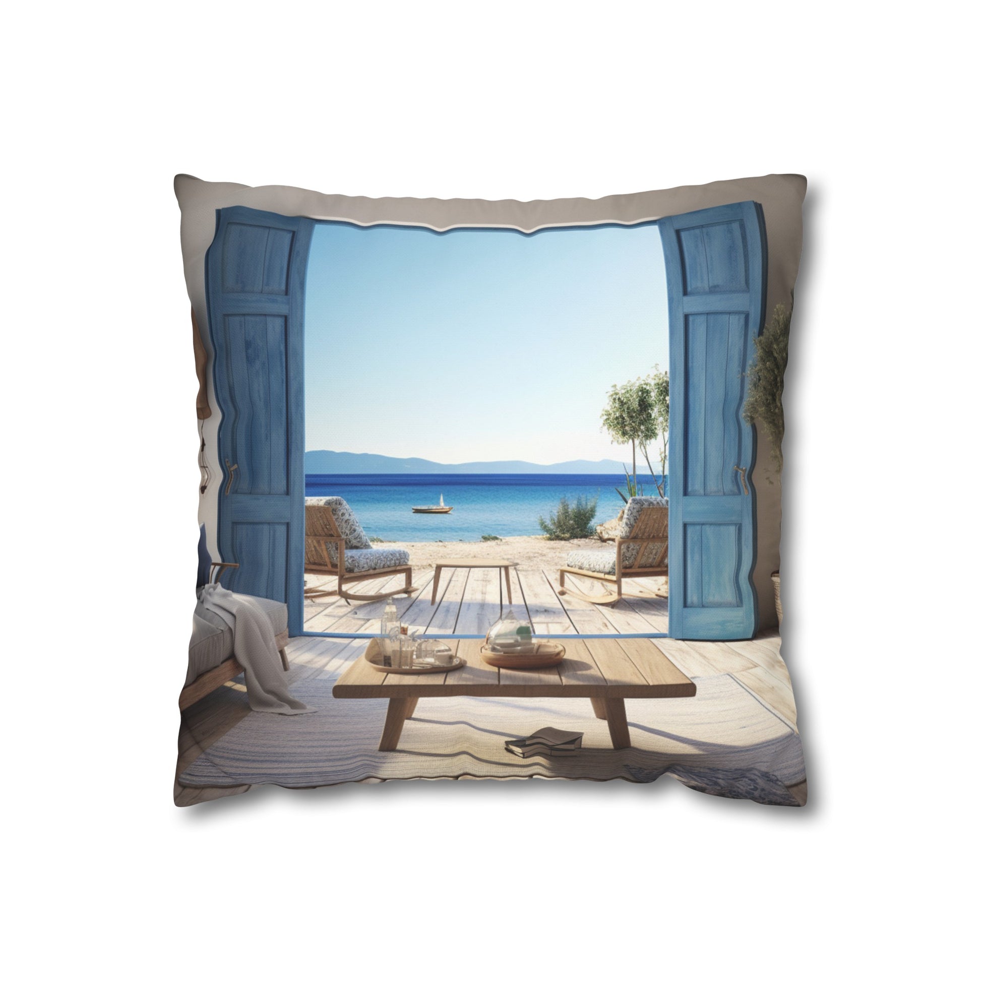 Rustic Window Vista Pillowcase | Pillow Cases | All Over Print, AOP, Bed, Bedding, Home & Living, Indoor, Pillow Case, Pillow Covers, Pillows & Covers, Sublimation | Prints with Passion