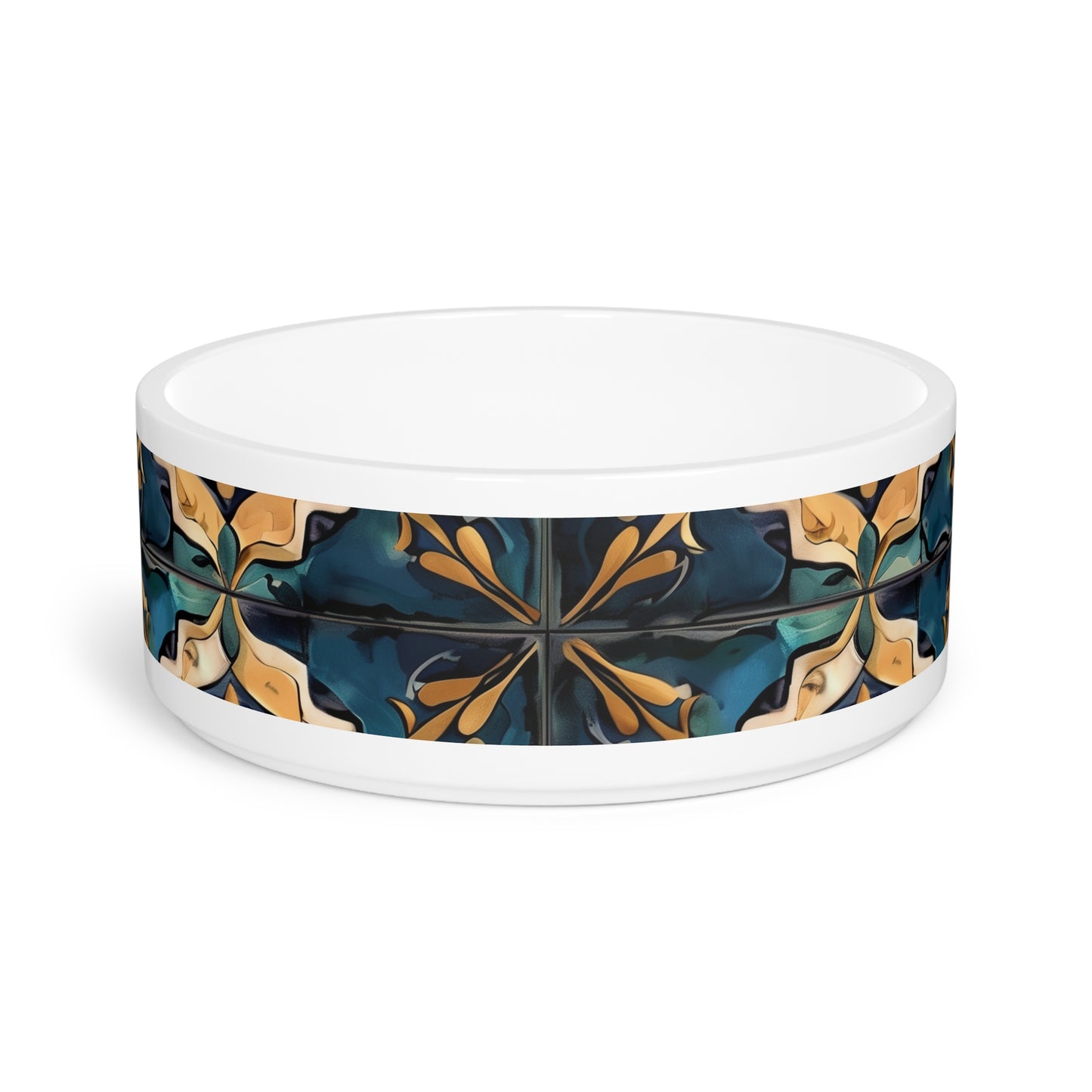 Artisan Tiles Pet Bowl: Stylish & Durable