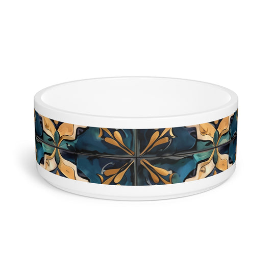 Artisan Tiles Pet Bowl: Stylish & Durable