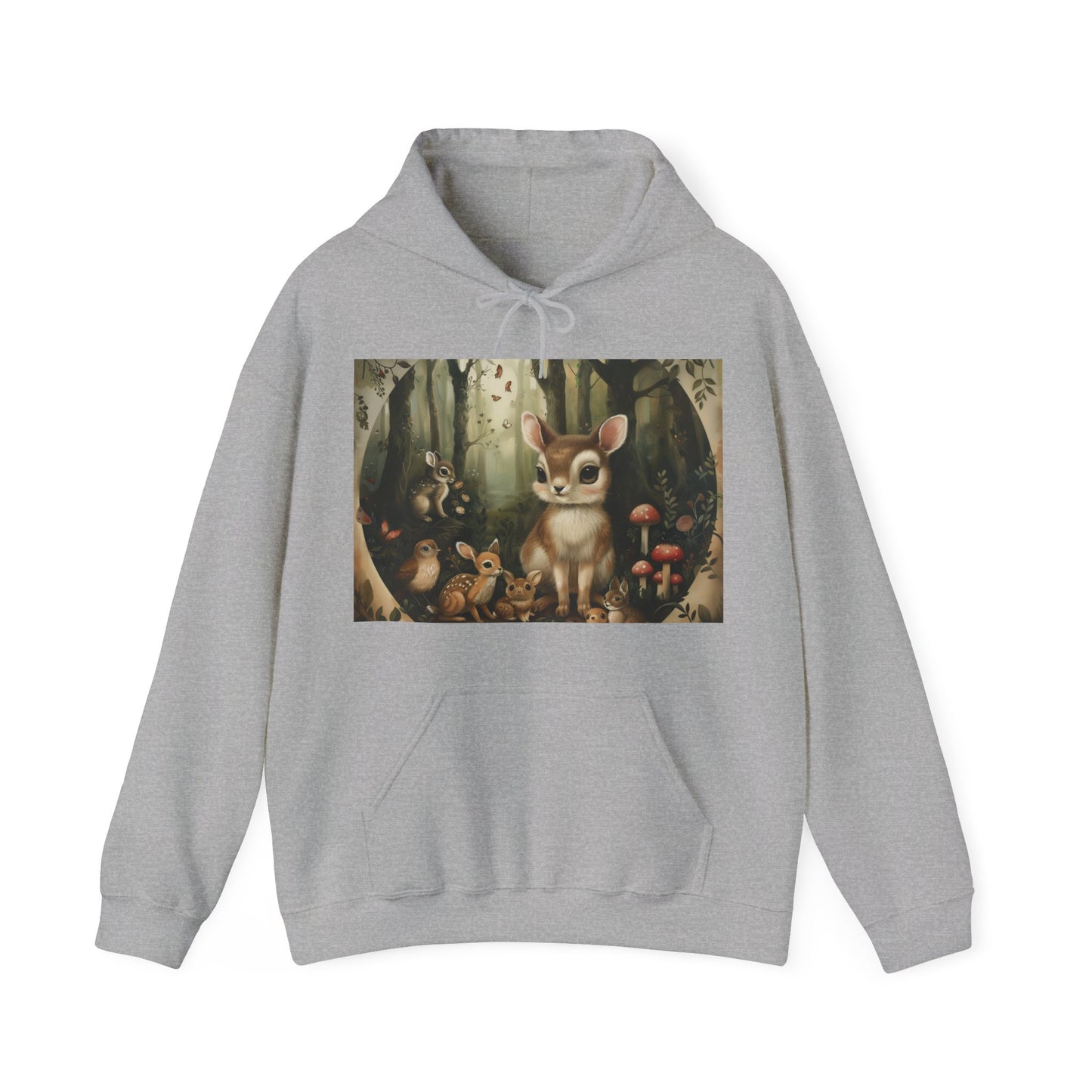 Sylvan Sanctuary: A Woodland Haven Hoodie