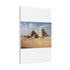 Pyramids of Giza Golden Desert Horizon Stretched Canvas Wall Art - View 4 | Prints With Passion