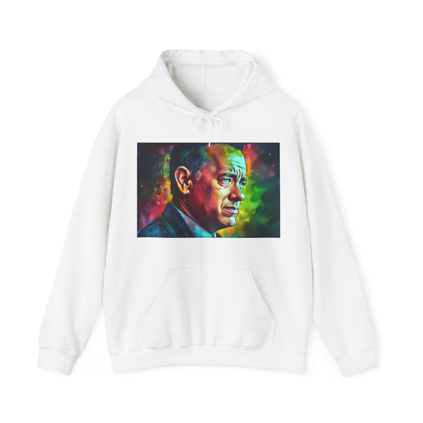 Tom Hanks Neon Watercolor Hoodie