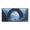 Portal Mirror Above Skyscrapers — XL & XXL Desk Mat — Full Top-Down Artwork View