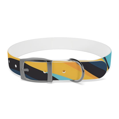 Retro Waves Dog Collar: Vibrant Style