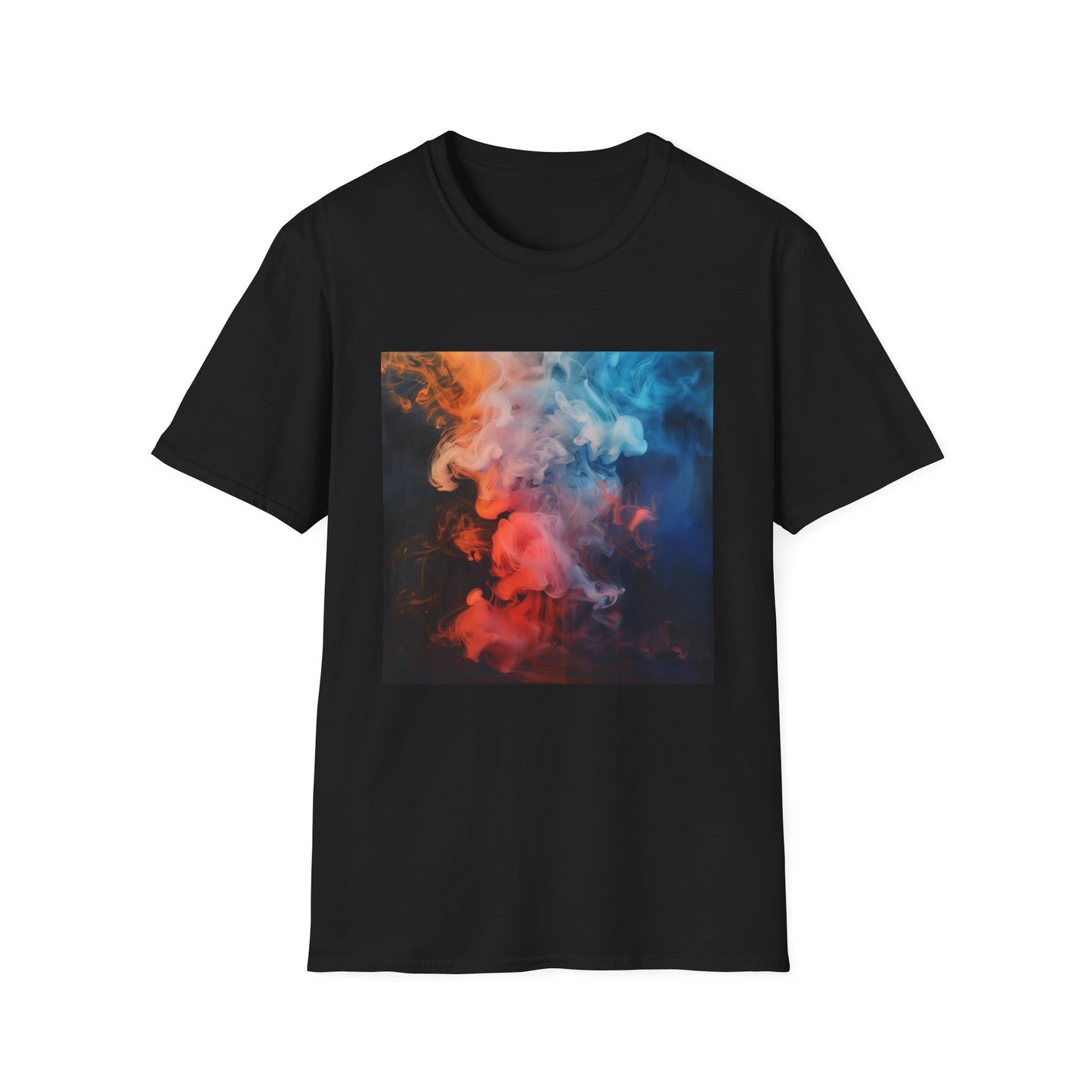 Painted in Smoke: An Abstract Masterpiece | T-Shirt | DTG, Men's Clothing, Regular fit, T-Shirts, Unisex, Women's Clothing | Prints with Passion