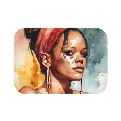 Watercolor Rihanna Bath Mat