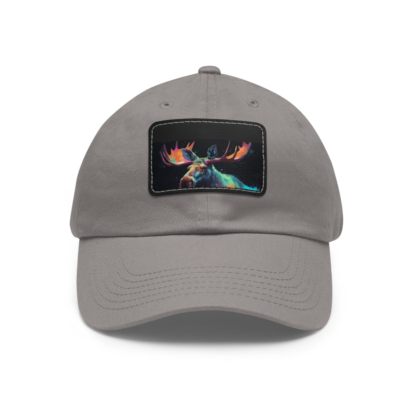 Wild and Beautiful Moose Watercolor Baseball Cap