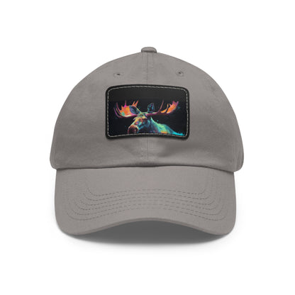 Wild and Beautiful Moose Watercolor Baseball Cap