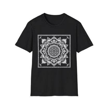 Serene Mandala: Journey to Your Inner Peace T-Shirt | T-Shirt | DTG, Men's Clothing, Regular fit, T-Shirts, Unisex, Women's Clothing | Prints with Passion