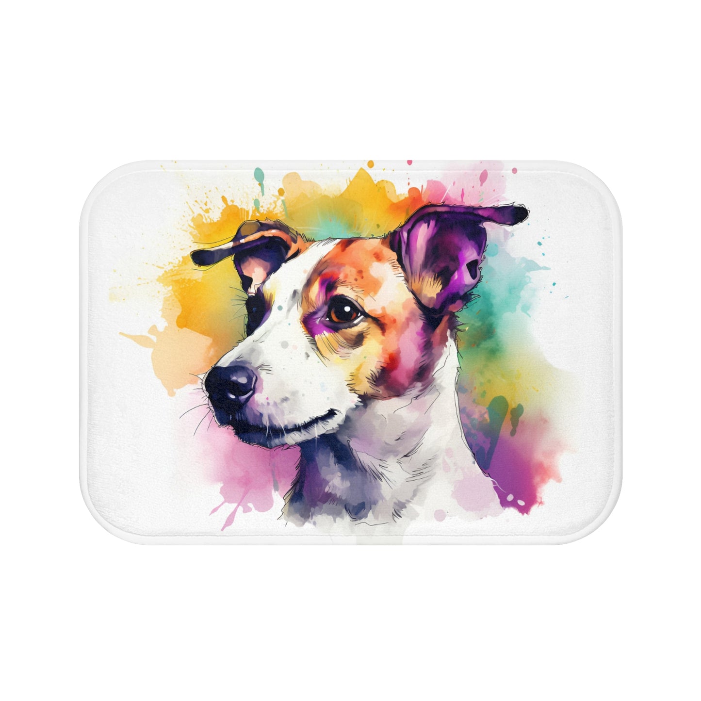 Jack Russell Pup Bath Mat